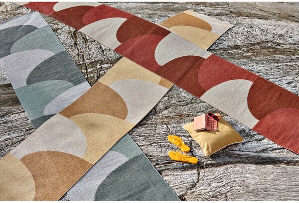 Oker žuta unutarnja i vanjska staza 70x180 cm Hill Ochre Pale Yellow – Pappelina