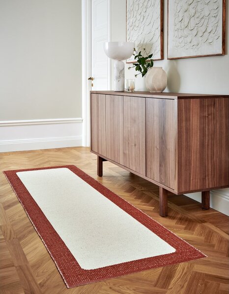 Ciglasta/krem unutarnja i vanjska staza 70x240 cm Ilda Brick – Pappelina