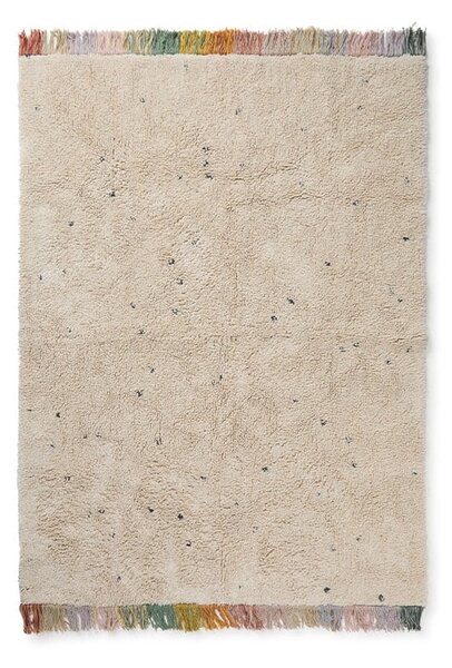 Krem periv/ručno rađen pamučan dječji tepih 120x160 cm Stardust – Lorena Canals