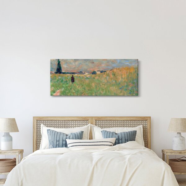 Slika - Georges Seurat, A Summer Landscape, reprodukcije (120x50 cm)
