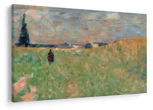 Slika - Georges Seurat, A Summer Landscape, reprodukcije (90x60 cm)