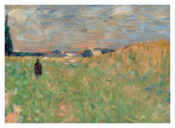 Slika - Georges Seurat, A Summer Landscape, reprodukcije (70x50 cm)