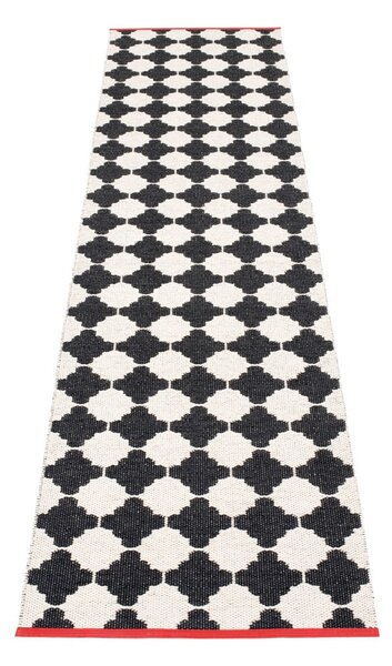 Crno-bijela unutarnja i vanjska staza 70x300 cm Marre Black Coral – Pappelina