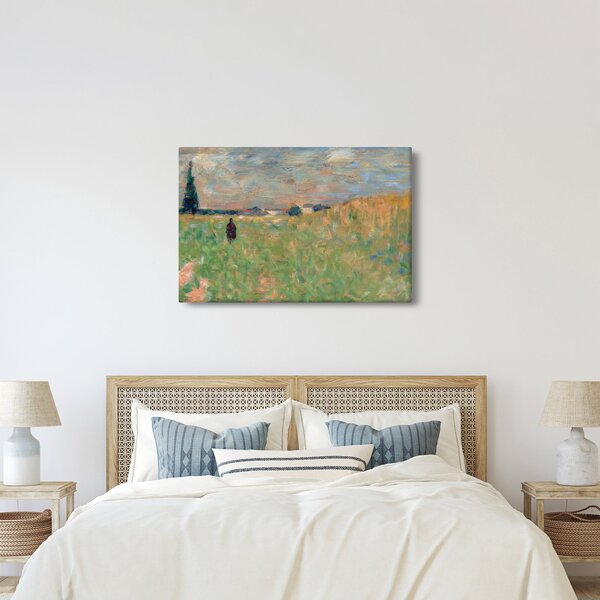 Slika - Georges Seurat, A Summer Landscape, reprodukcije (90x60 cm)