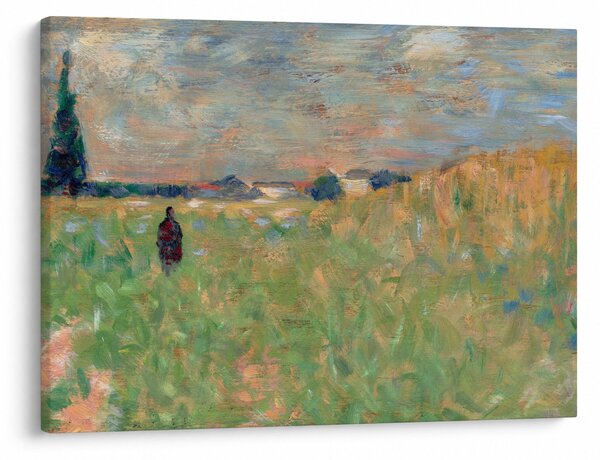 Slika - Georges Seurat, A Summer Landscape, reprodukcije (70x50 cm)