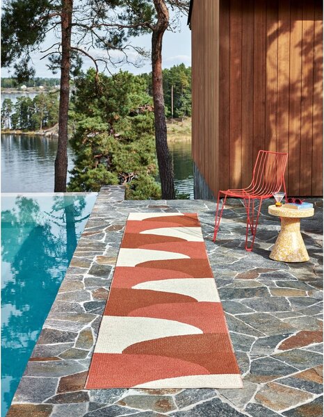 Ciglasta unutarnja i vanjska staza 70x270 cm Hill Brick Rust – Pappelina