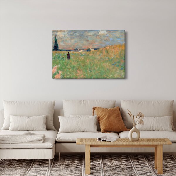 Slika - Georges Seurat, A Summer Landscape, reprodukcije (90x60 cm)