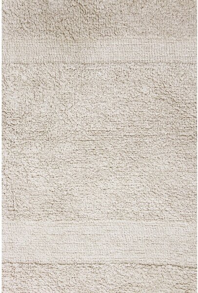 Krem periv/ručno rađen pamučan tepih 140x200 cm Bloom Natural – Lorena Canals