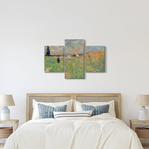 Slika - Georges Seurat, A Summer Landscape, reprodukcije (90x60 cm)