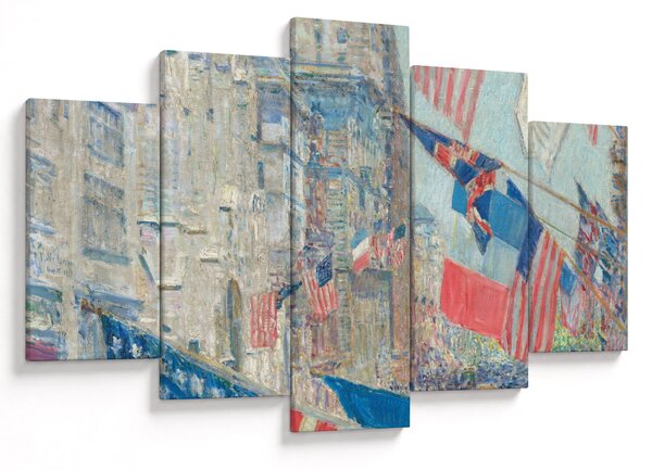 Slika - Childe Hassam, Allies day, reprodukcije (150x105 cm)