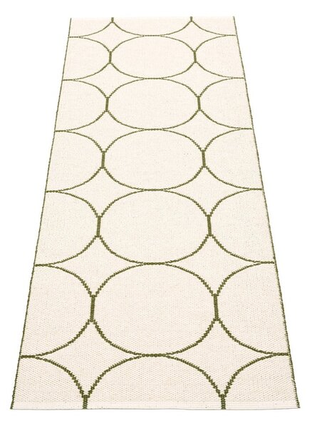 Tamno zelena unutarnja i vanjska staza 70x200 cm Boo Dark Olive – Pappelina
