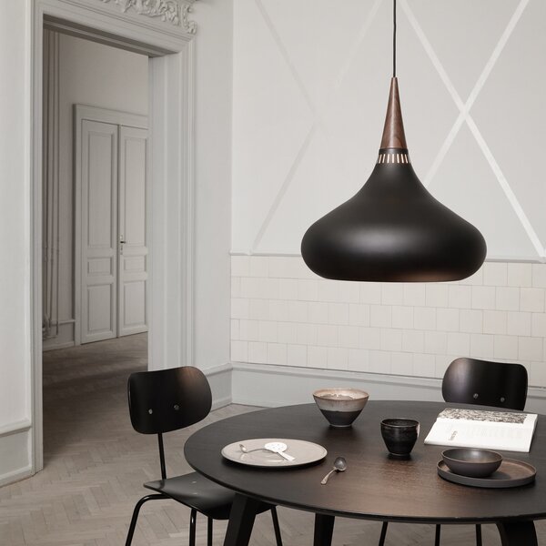 Viseće Svjetiljka FRITZ HANSEN, Orient P3, prigušiv, Crno, Dnevna soba, Metal, Dizajn