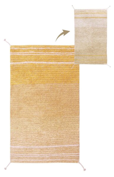Oker žuti pamučan tepih 80x140 cm Twin Amber – Lorena Canals