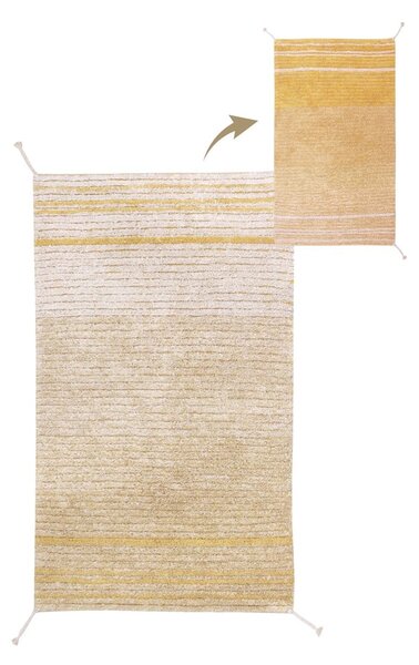 Oker žuti pamučan tepih 80x140 cm Twin Amber – Lorena Canals
