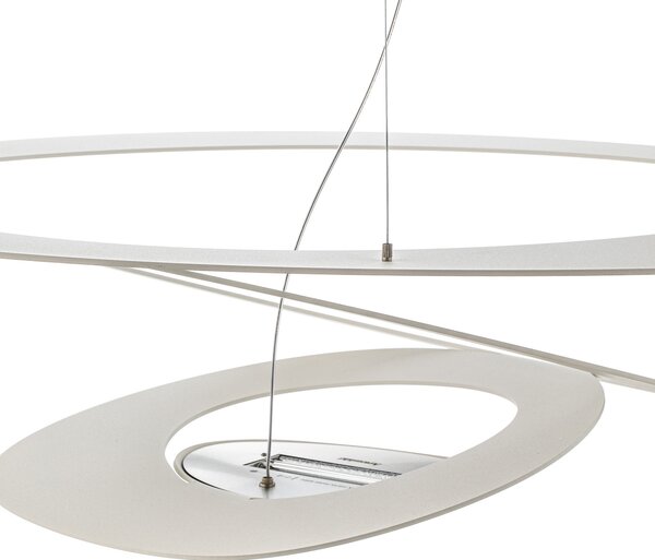 Viseće Svjetiljka Artemide, Pirce, prigušiv, Bijela, Dnevna soba, Metal, Dizajn