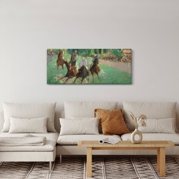 Slika - Edouard Manet, At the Races, reprodukcije (120x50 cm)