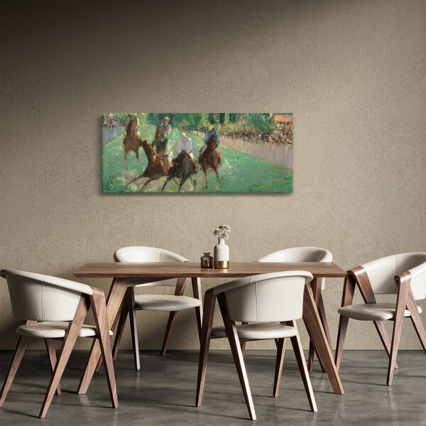 Slika - Edouard Manet, At the Races, reprodukcije (120x50 cm)