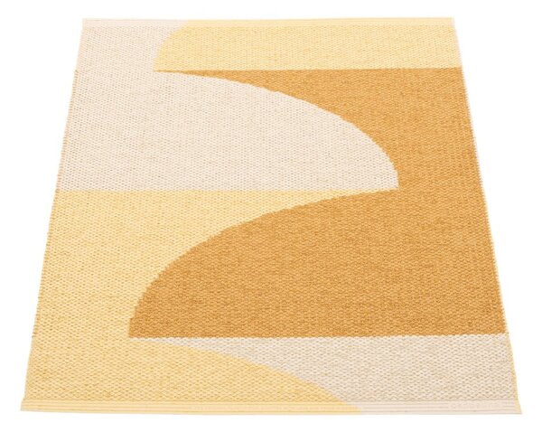 Oker žuti unutarnji i vanjski tepih 70x90 cm Hill Ochre Pale Yellow – Pappelina