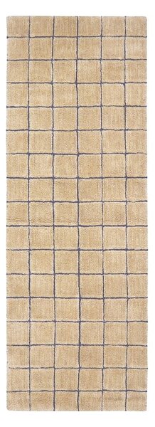 Ručno rađena vunena staza jantarna 80x230 cm Mosaic Amber – Lorena Canals