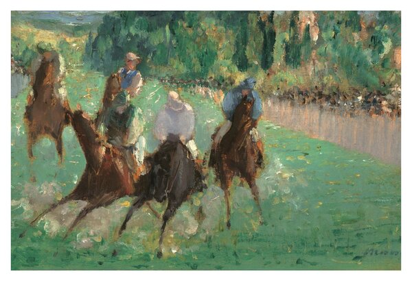 Slika - Edouard Manet, At the Races, reprodukcije (90x60 cm)