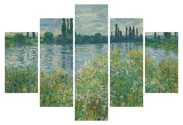 Slika - Claude Monet, Banks of the Seine, reprodukcije (150x105 cm)