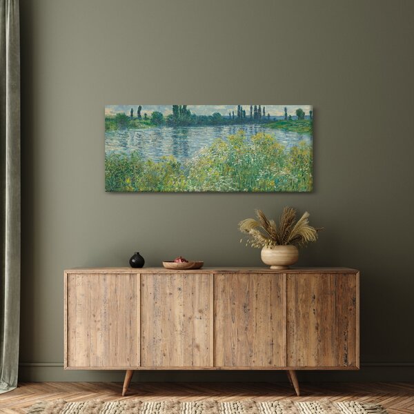 Slika - Claude Monet, Banks of the Seine, reprodukcije (120x50 cm)