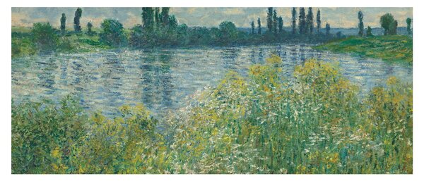 Slika - Claude Monet, Banks of the Seine, reprodukcije (120x50 cm)