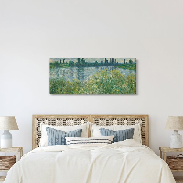 Slika - Claude Monet, Banks of the Seine, reprodukcije (120x50 cm)