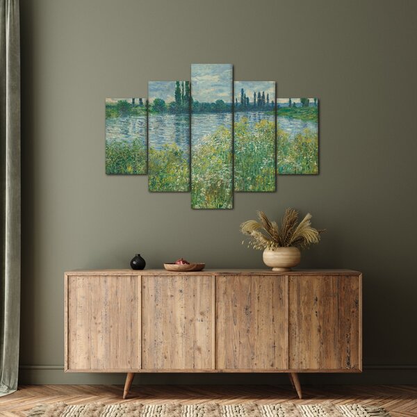 Slika - Claude Monet, Banks of the Seine, reprodukcije (150x105 cm)