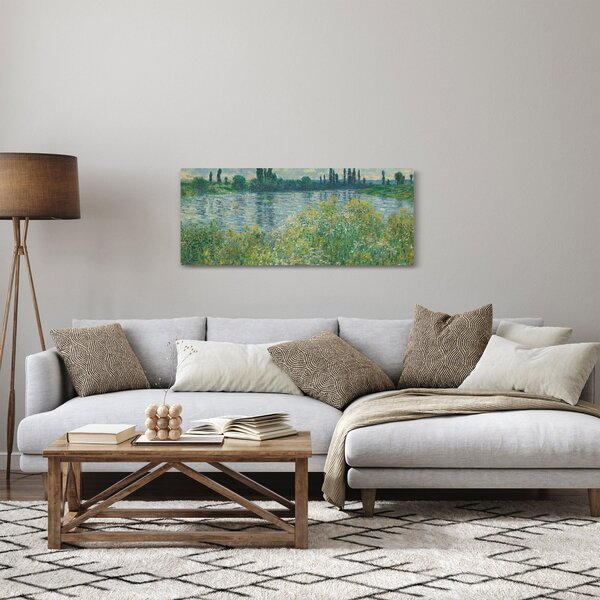 Slika - Claude Monet, Banks of the Seine, reprodukcije (120x50 cm)
