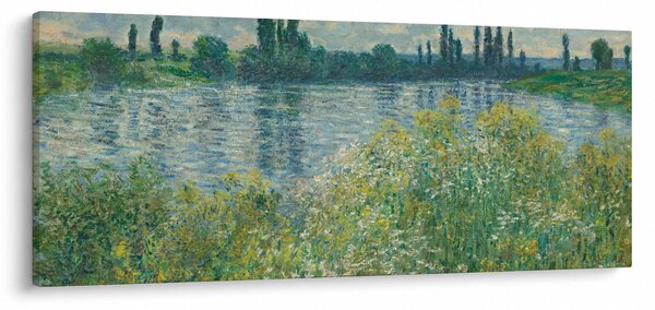 Slika - Claude Monet, Banks of the Seine, reprodukcije (120x50 cm)
