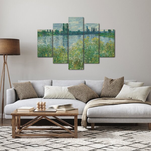 Slika - Claude Monet, Banks of the Seine, reprodukcije (150x105 cm)