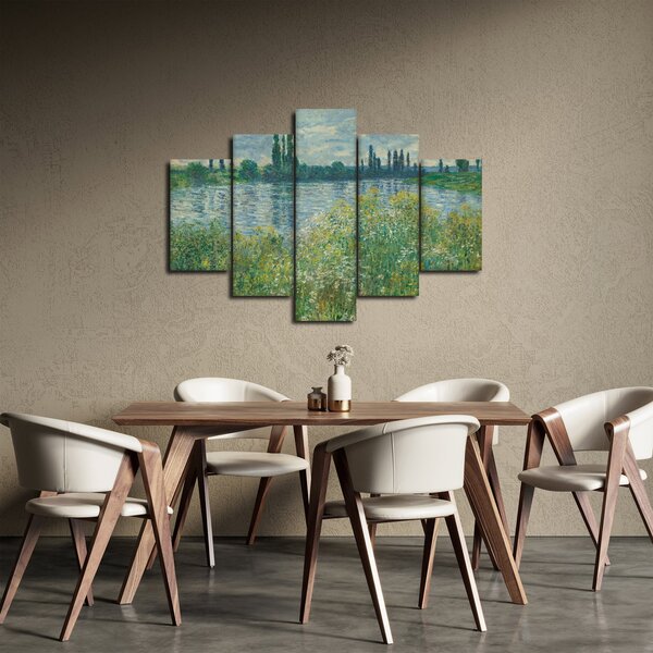 Slika - Claude Monet, Banks of the Seine, reprodukcije (150x105 cm)