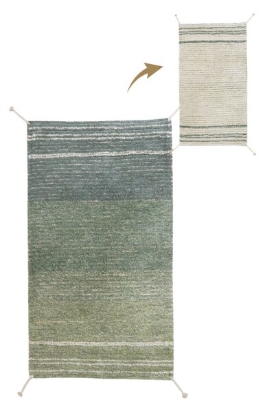 Zeleni/plavi pamučan tepih 80x140 cm Twin Vintage – Lorena Canals