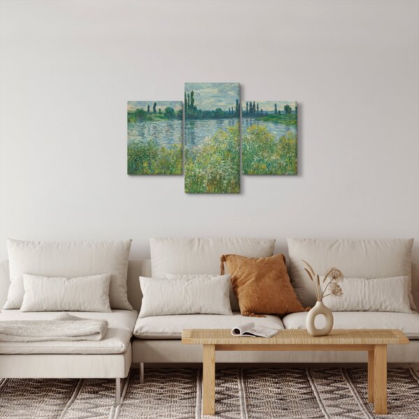 Slika - Claude Monet, Banks of the Seine, reprodukcije (90x60 cm)
