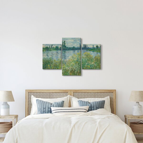 Slika - Claude Monet, Banks of the Seine, reprodukcije (90x60 cm)