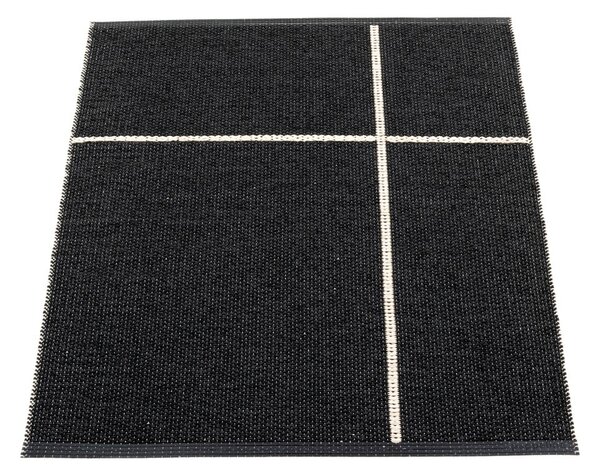 Crni unutarnji i vanjski tepih 70x90 cm Fred Black – Pappelina