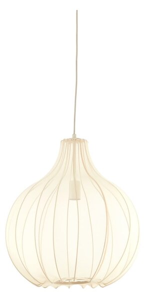 Bež viseća svjetiljka s tekstilnim sjenilom ø 50 cm Elati – Light & Living