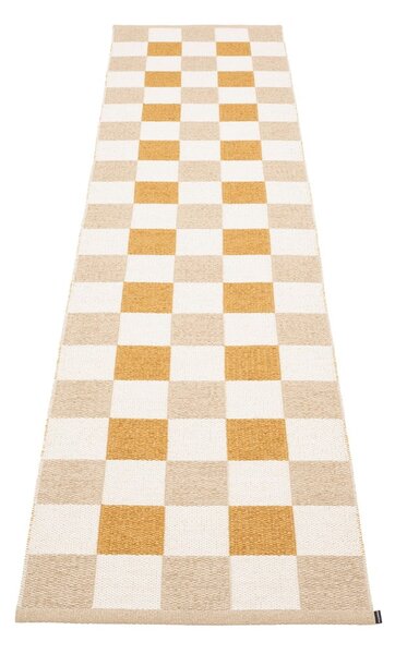 Oker žuta/bež unutarnja i vanjska staza 70x300 cm Pix Vanilla Ochre – Pappelina