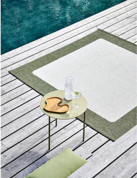 Zeleni/krem unutarnji i vanjski tepih 70x120 cm Ilda Pine – Pappelina