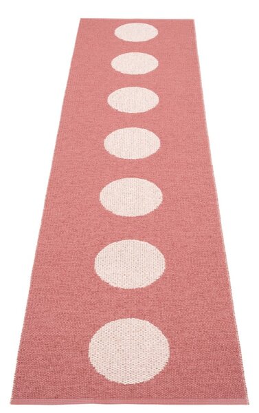 Svijetlo crvena unutarnja i vanjska staza 70x280 cm Vera Pop Blush – Pappelina