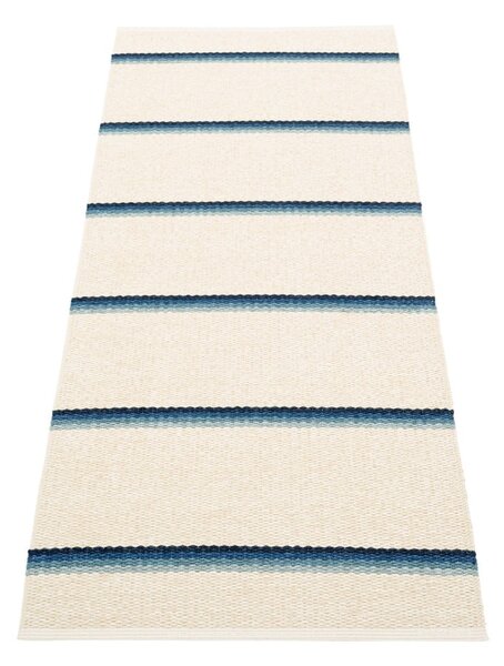 Plava/krem unutarnja i vanjska staza 70x180 cm Olle Blue Vanilla – Pappelina