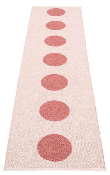 Svijetlo crvena unutarnja i vanjska staza 70x280 cm Vera Pop Blush – Pappelina