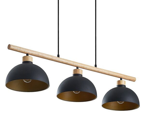 Viseće Svjetiljka Lindby, Tirzana, prigušiv, Crno, Dnevna soba, Metal, Vintage