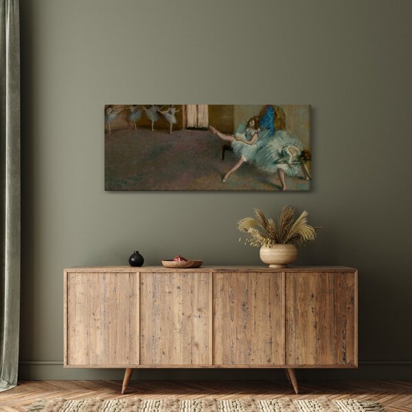 Slika - Edgar Degas, Before the Ballet, reprodukcije (120x50 cm)