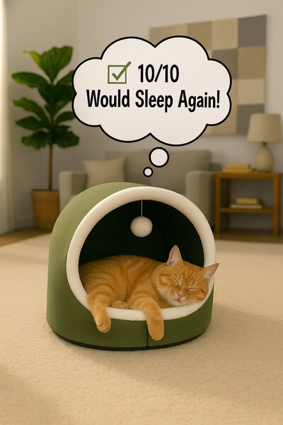 Zondo.hr Krevet za mačke Alasia (zelena). Akcija -32%. 1145907
