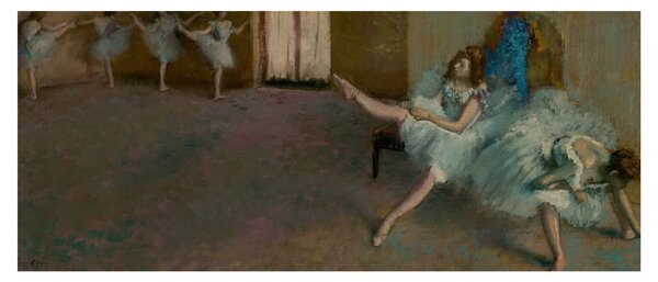 Slika - Edgar Degas, Before the Ballet, reprodukcije (120x50 cm)