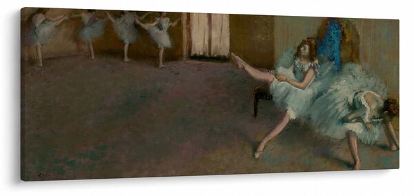 Slika - Edgar Degas, Before the Ballet, reprodukcije (120x50 cm)