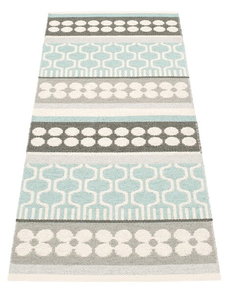 Siva/tirkizna unutarnja i vanjska staza 70x180 cm Asta Pale Turquoise – Pappelina