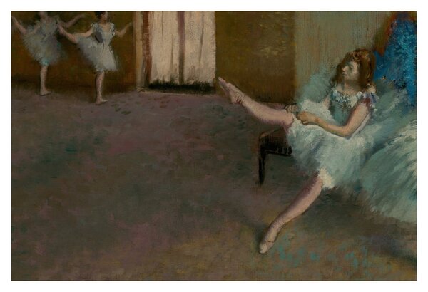 Slika - Edgar Degas, Before the Ballet, reprodukcije (90x60 cm)